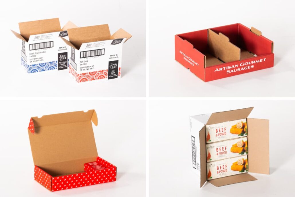 Different types of corrugated boxes